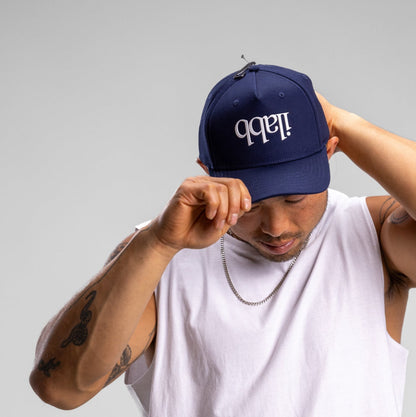 Capsize A-Frame Snapback Cap NAVY/WHITE