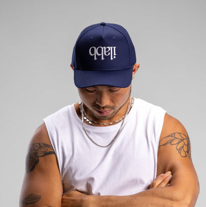 Capsize A-Frame Snapback Cap NAVY/WHITE