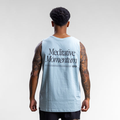 Momentum Block Tank Unisex Sky