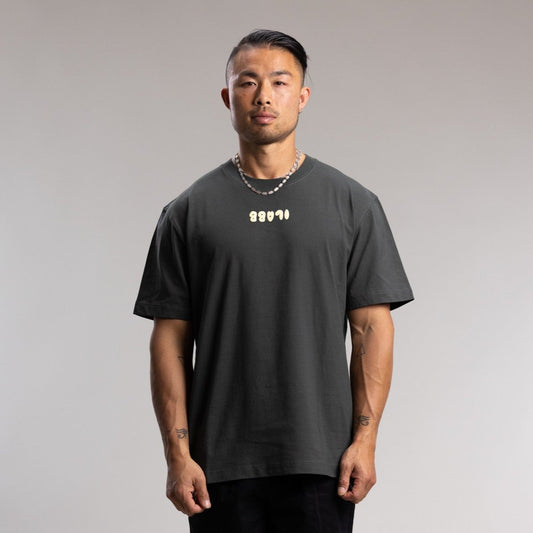 Puff Block Tee Unisex BLACK