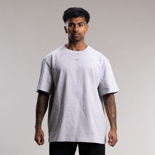 Capsize Box Block Tee Unisex GREY MARLE