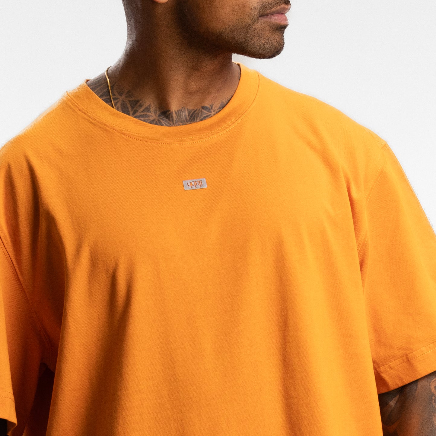 Capsize Box Block Tee Unisex TANGERINE