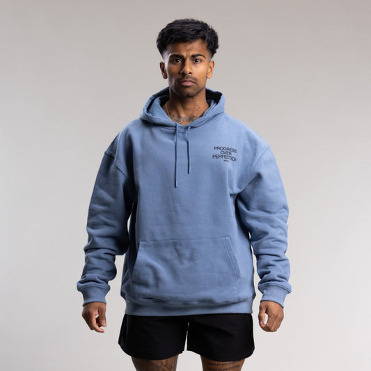 Progress Block Hood Unisex ELEMENTAL BLUE