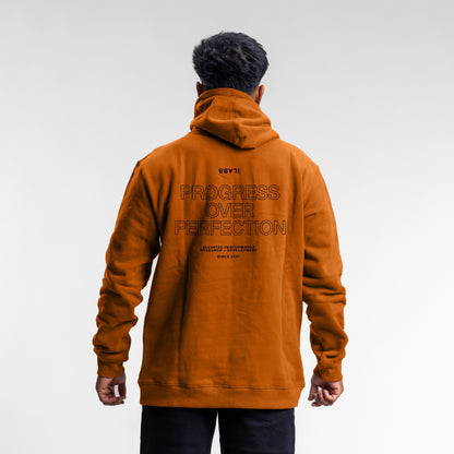 Progress Block Hood Unisex TANGERINE