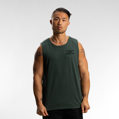 Progress Block Tank Unisex MILITARY