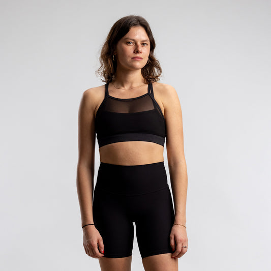 Stealth Mesh Bra Women's BLACK