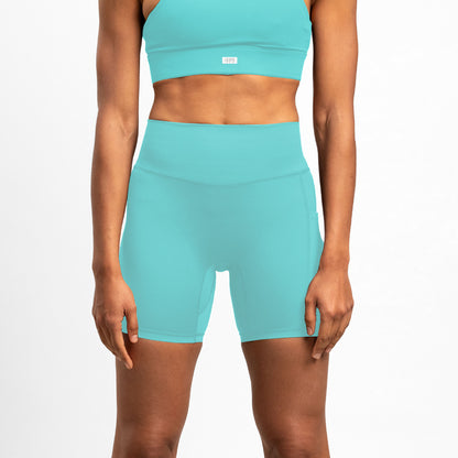 Velocity 6" Mid Short Women's AQUA