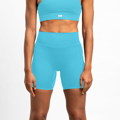 Velocity 6" Mid Short Women's AQUA