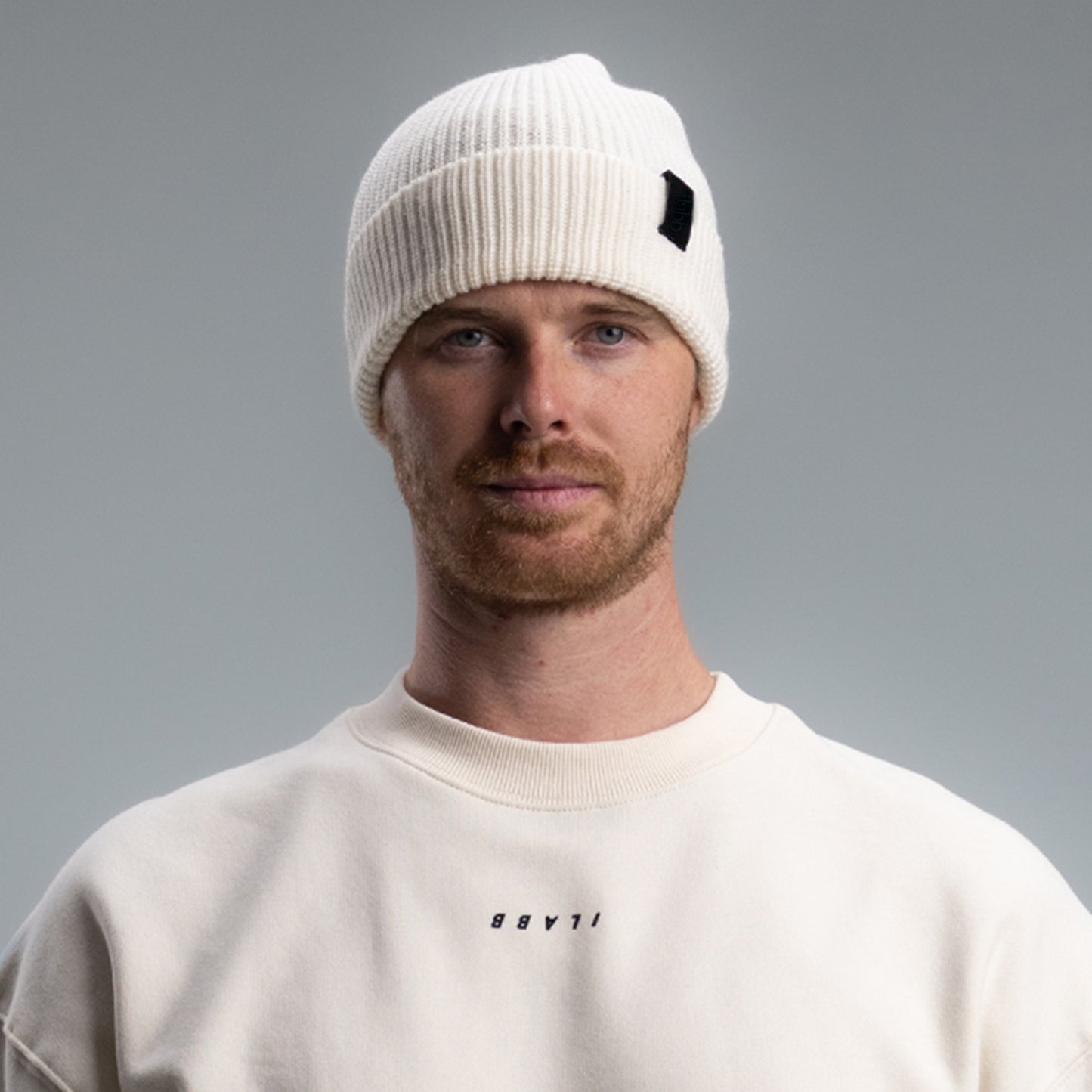 Merino 8" Fishermans Rib Beanie MIST