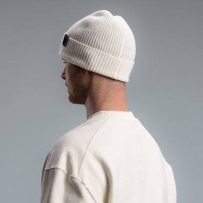 Merino 8" Fishermans Rib Beanie MIST