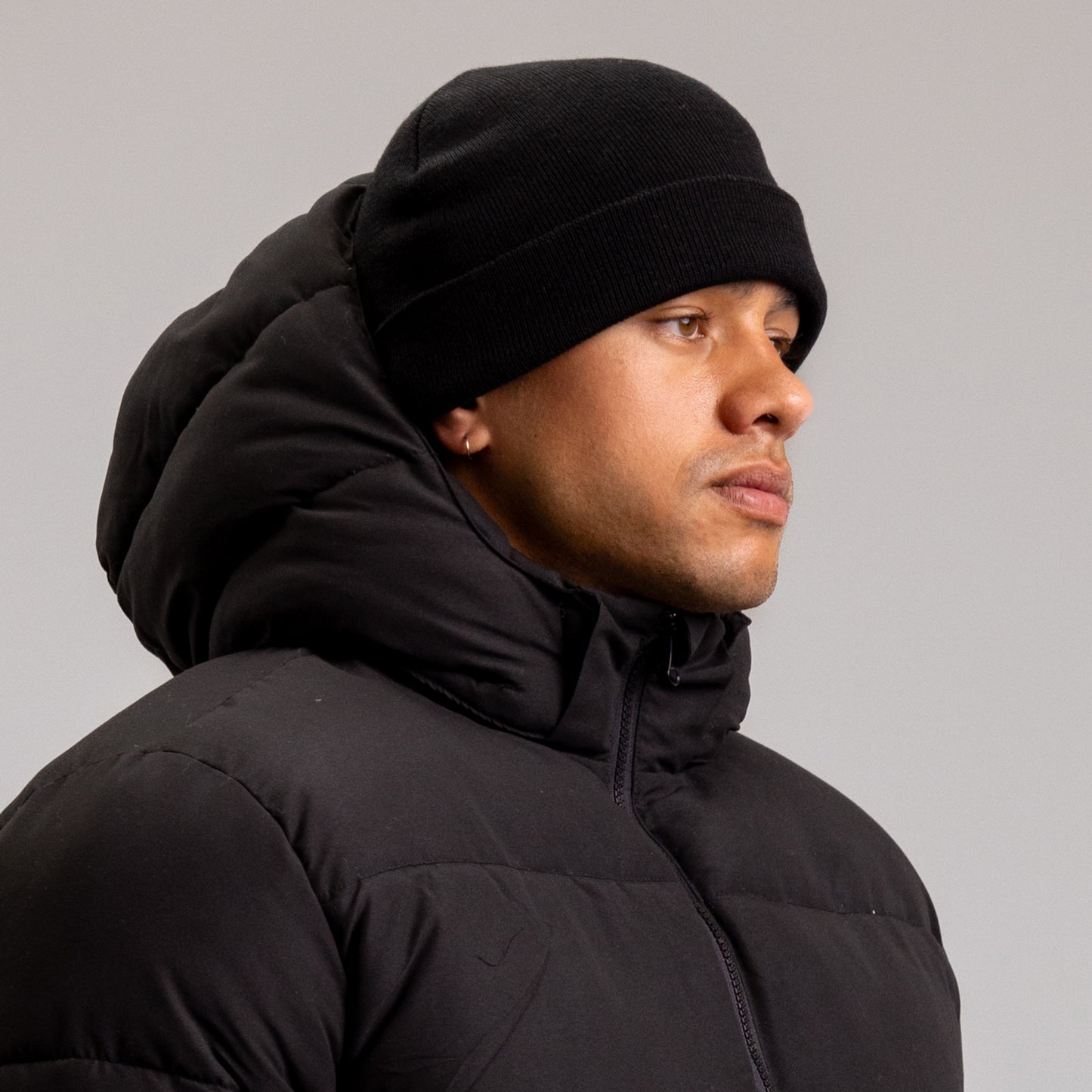 Merino Pip 10" Beanie BLACK