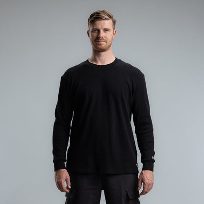 Italic Waffle Long Sleeve Tee Men's