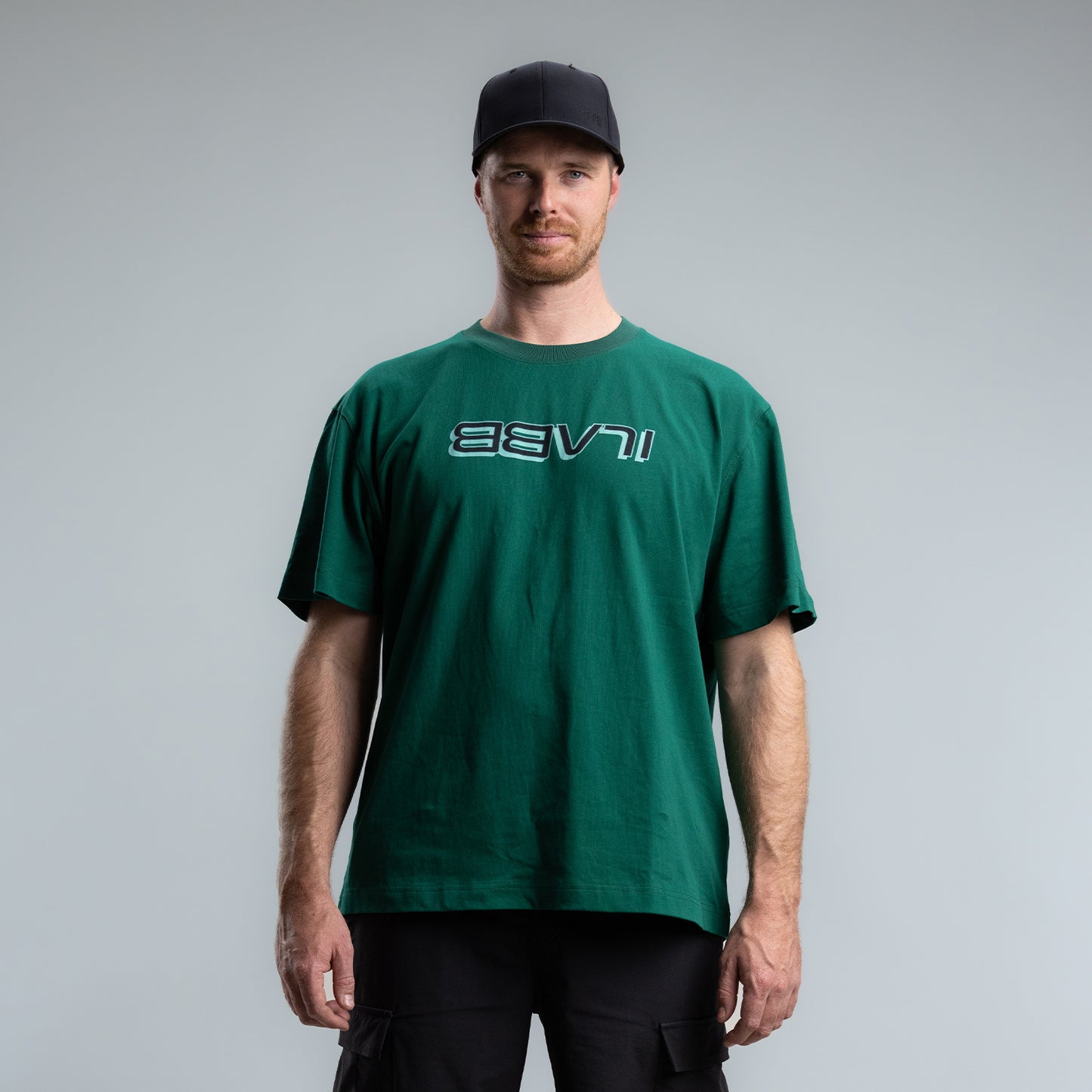 Braak Italic Block Tee Men's RACING GREEN