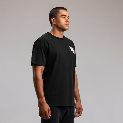 Racing Bird Block Tee Men's WASHED BLACK