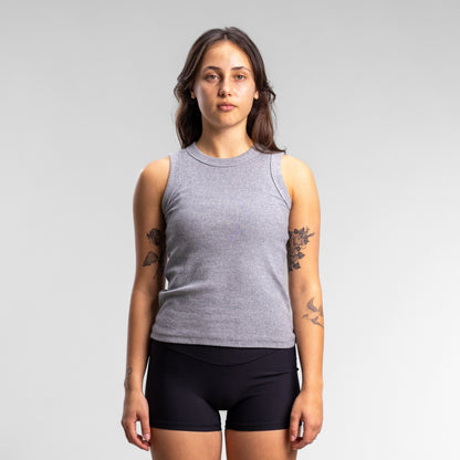 Capsize Box Fitted Tank Women's GREY MARLE