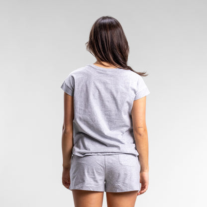 Capsize Box Tee Women's Grey Marle