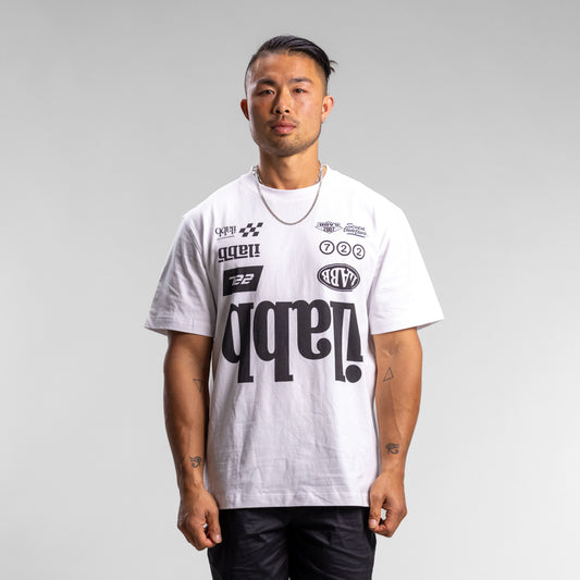 Race 2.0 Block Tee Unisex WHITE