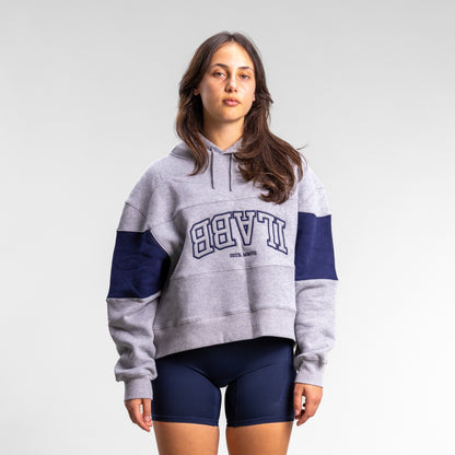 Varsity Extra Hood Women's GREY MARLE/NAVY