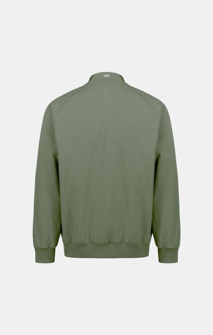 Unisex Commuter Bomber Jacket - Army Green - ilabb