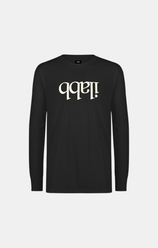 Men's Merino Long Sleeve Tee | Capsize - Black - ilabb