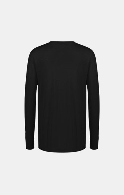 Men's Merino Long Sleeve Tee | Capsize - Black - ilabb