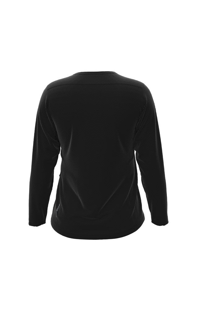 Women's Traverse Long Sleeve Jersey - Black - ilabb